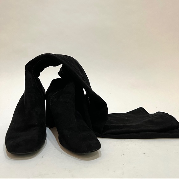 Jeffrey Campbell Over the Knee Boots with Square Toe - Picture 3 of 4